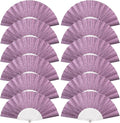 12 Pack Handheld Fan, Folding Hand Glitter Fan by SiissaPeksid