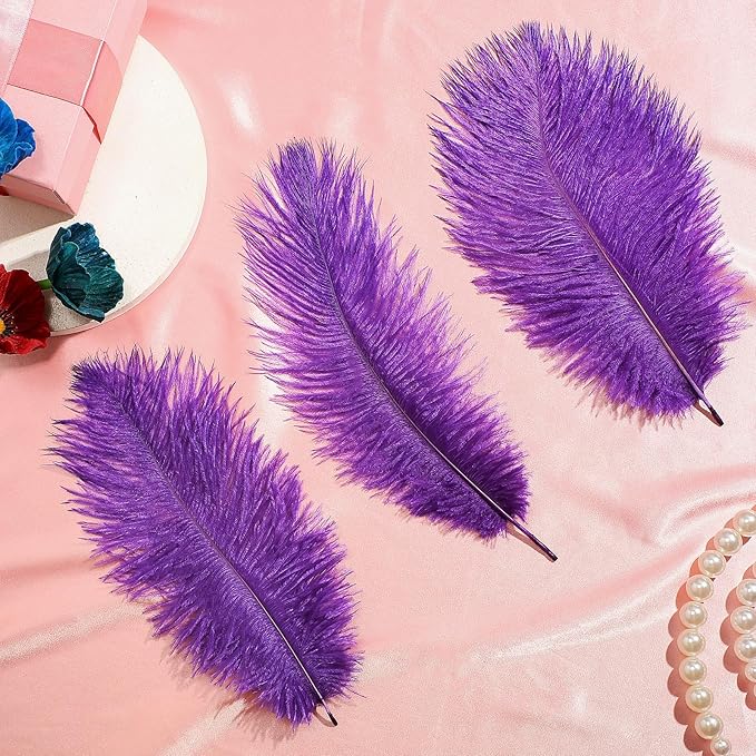 Maitys 90 Pcs Large Natural Ostrich Feathers Bulk 14-16 Inch 12-14 Inch 10-12 - Image 3