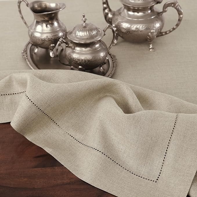 Solino Home Linen Natural Table Runner 108 Inches Long - Image 8