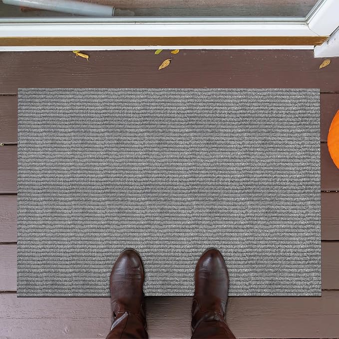 Ottomanson Mud Mat 3' x 3'11" Entryway Rug - Image 11