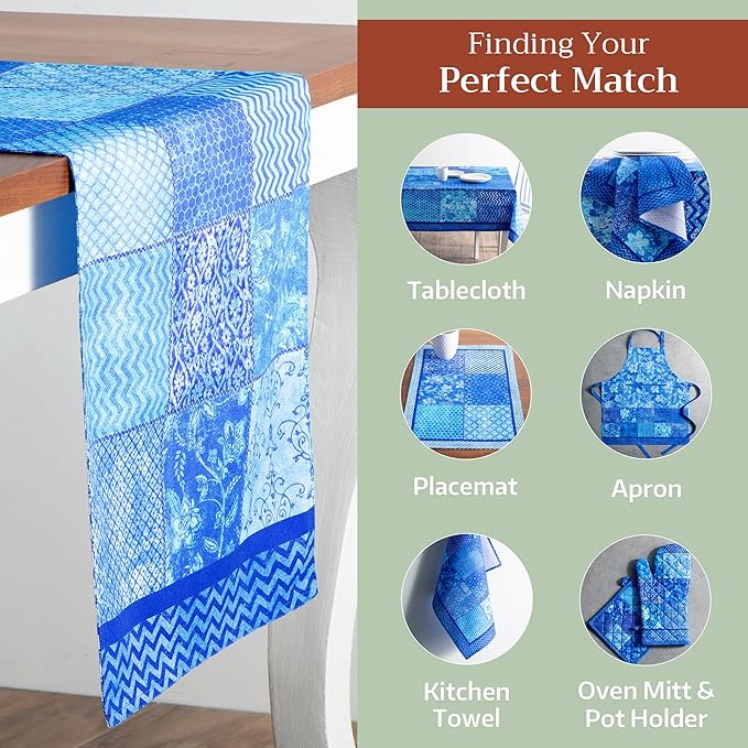 Maison d' Hermine Table Runner 100% Cotton Double Layer Table Runners 72 inches - Image 5