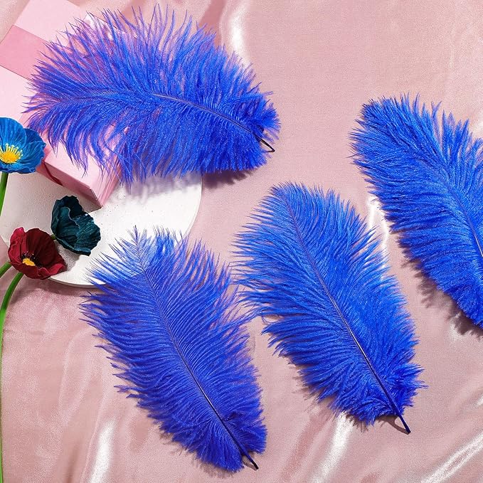 Maitys 90 Pcs Large Natural Ostrich Feathers Bulk 14-16 Inch 12-14 Inch 10-12 - Image 3