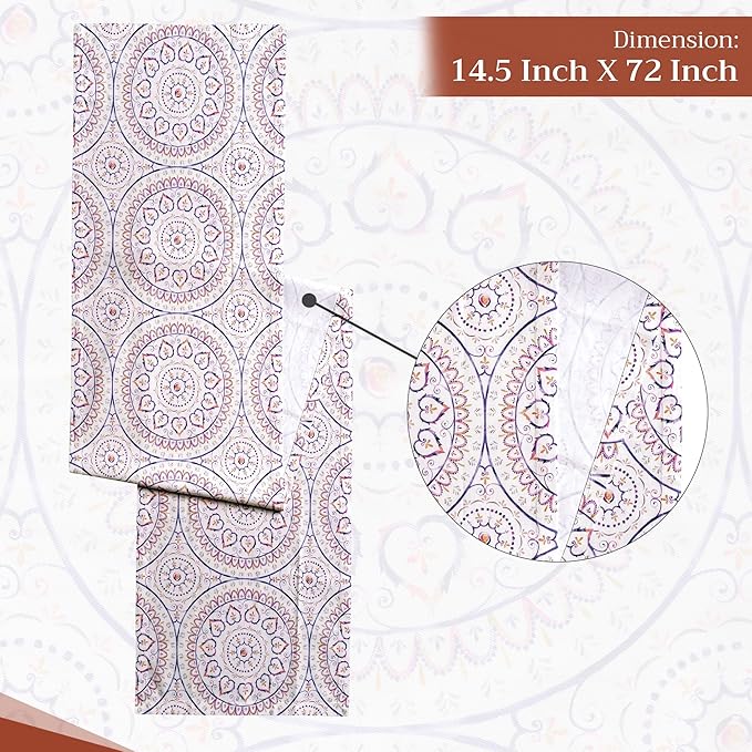 Maison d' Hermine Table Runner 100% Cotton Single Layer Table Runners 72 inches - Image 4