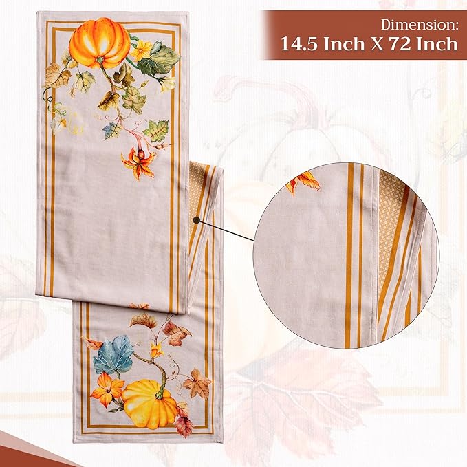 Maison d' Hermine Table Runner 100% Cotton Double Layer Table Runners 72 inches - Image 4