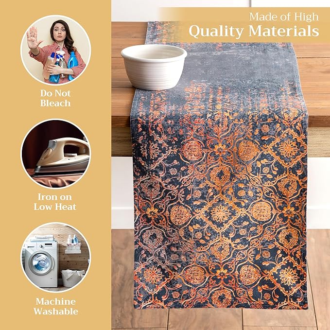 Maison d' Hermine Table Runner 100% Cotton Double Layer Table Runners 72 inches - Image 3