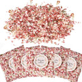 20 Pack Prefilled Confetti Packets, Biodegradable Flower Petals, Real Dried by Jexusev