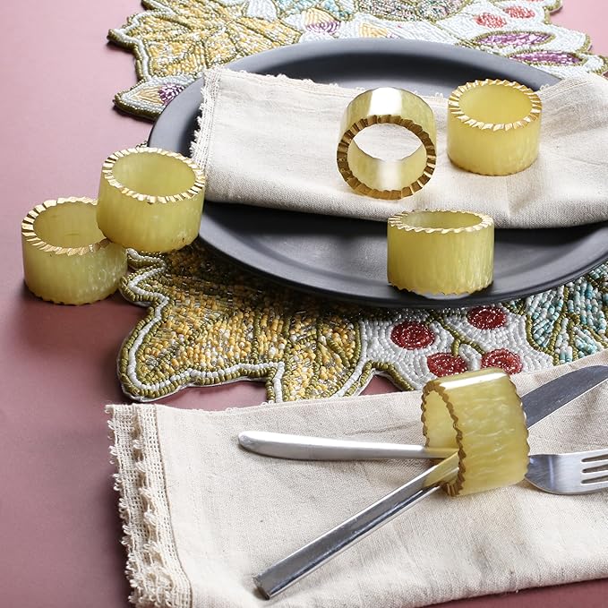 Epoxy Resin Napkin Rings Set of 12 - Image 9