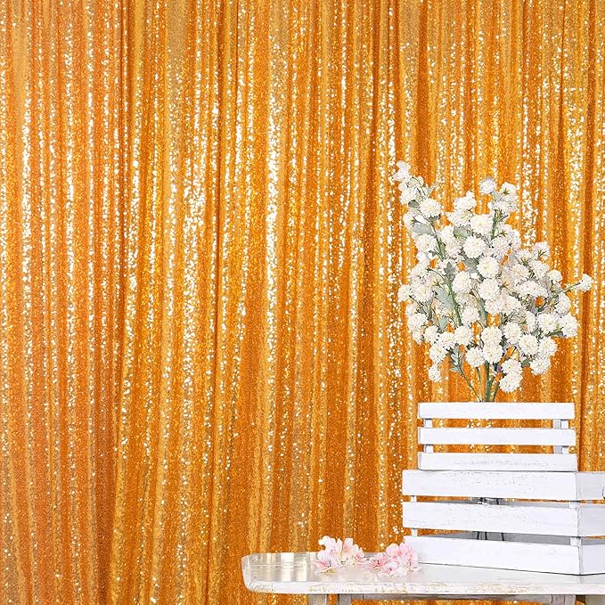 ShinyBeauty Gold Sequin-Backdrop-20FTx10FT Sequin Fabric Backdrop by ShinyBeauty