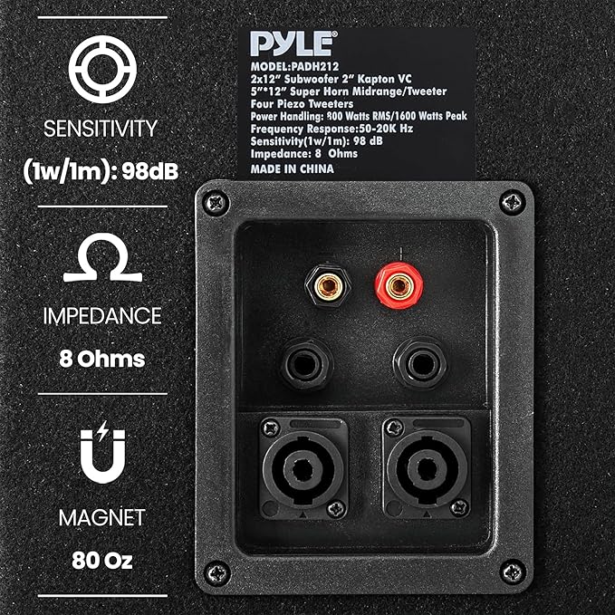 Pyle Portable Cabinet PA Speaker System - Image 7