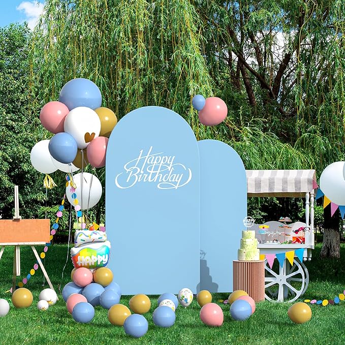 Set of 2 Arch Backdrop Cover High Elastic Wrinkle-Resistant Arch Cover Spandex - Image 3