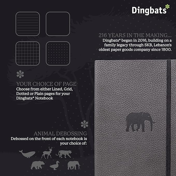 Dingbats* Wildlife Dotted Writing Journal Notebook A5 - Image 2