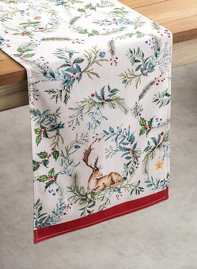 Maison d' Hermine Table Runner 100% Cotton Double Layer Table Runners 108 - Image 7