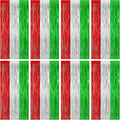 8 Pack Christmas Photo Backdrop, 3.28 FT x 7.05 FT Red Silver Green Party by ZATAYE