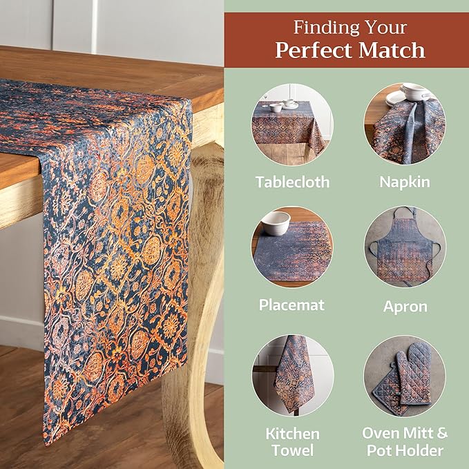 Maison d' Hermine Table Runner 100% Cotton Single Layer Table Runners 108 - Image 6