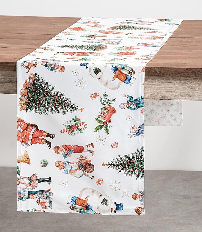 Maison d' Hermine Table Runner 100% Cotton Double Layer Table Runners 108 - Image 8