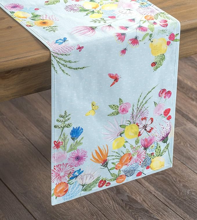 Maison d' Hermine Table Runner 100% Cotton Double Layer Table Runners 108 - Image 7