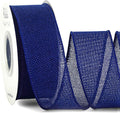 Ribbli Royal Blue Burlap Wired Ribbon, 1-1/2 Inch x 10 Yard, Dark Blue Wired by Ribbli