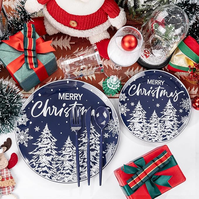 Supernal 150pcs Christmas Dinnerware Set - Image 9