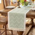 Table Runners 138 Inches, Waterproof Boho Table Runner by UWWGKK
