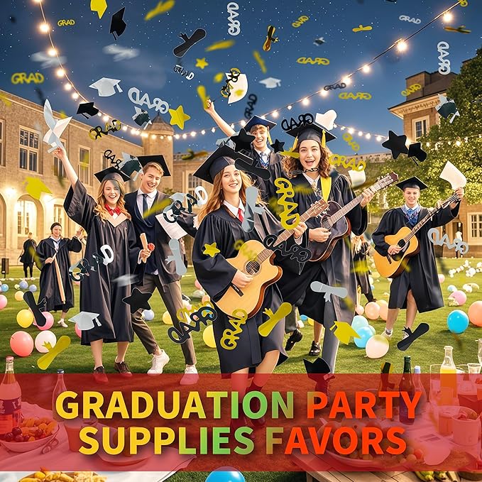 16 inch Graduation Confetti Poppers, Confettis Cannons Bulk - Image 5