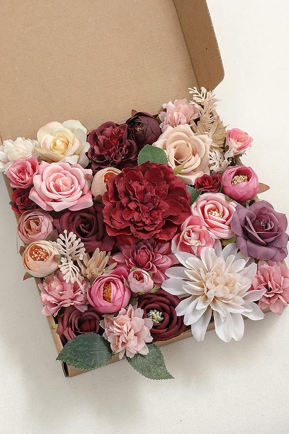 Serra Flora Artificial Flowers Combo Box Set Faux Flowers Bulk Flower Leaf - Image 6