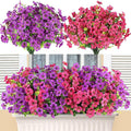 AmyHomie 16 Bundles Artificial Flowers by AmyHomie
