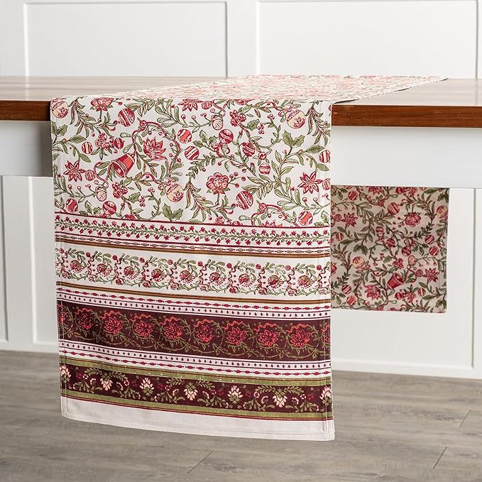 Maison d' Hermine Table Runner 100% Cotton Double Layer Table Runners 108 - Image 8