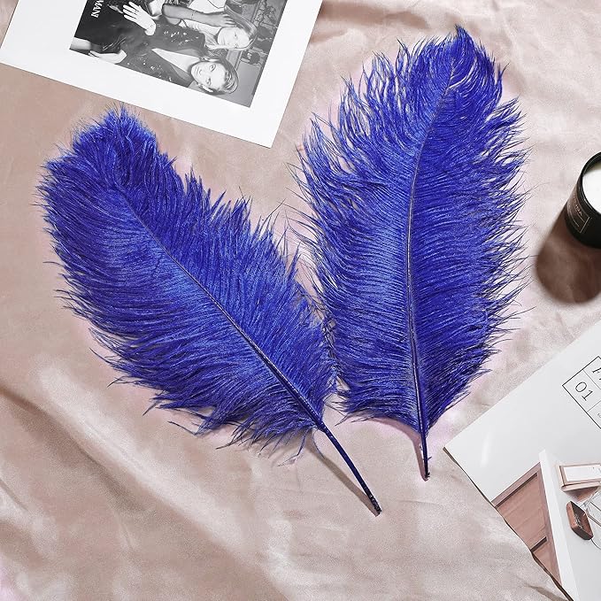 Larryhot Royal Blue Big Feathers - Image 6