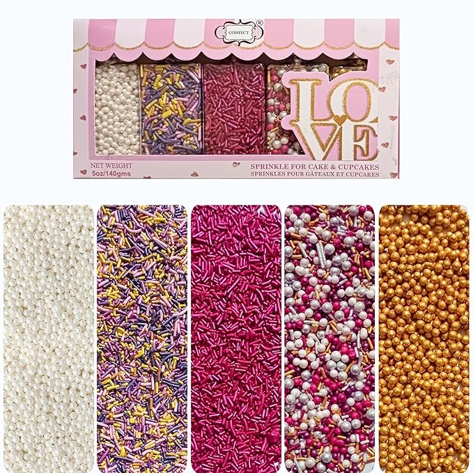 Confect Fusion Mashup Sprinkles FM Multipack 37 100 GMS by CONFECTTHECAKEDECORATINGCO
