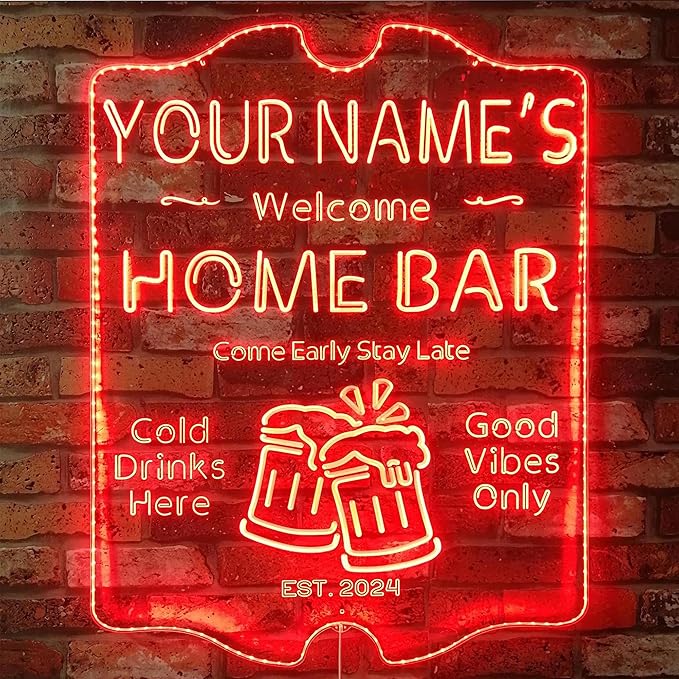 ADVPRO Personalized Your Name Home Bar RGB Dynamic Glam LED Sign - Image 6