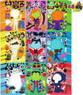 JOYIN 48 Pcs Halloween Make a Face Stickers, Halloween Party Favor by JOYIN