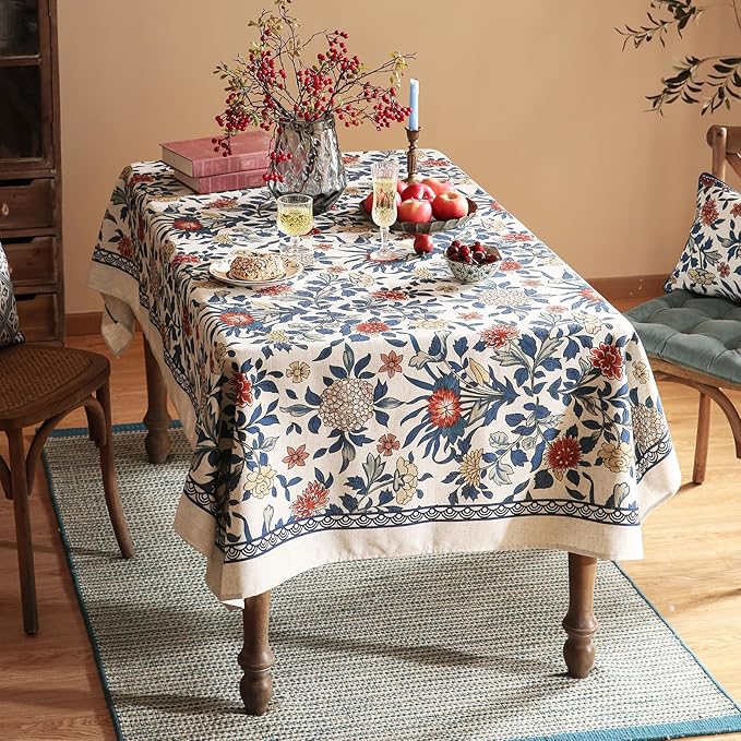 patdrea Designer Blue Tablecloth - Image 8