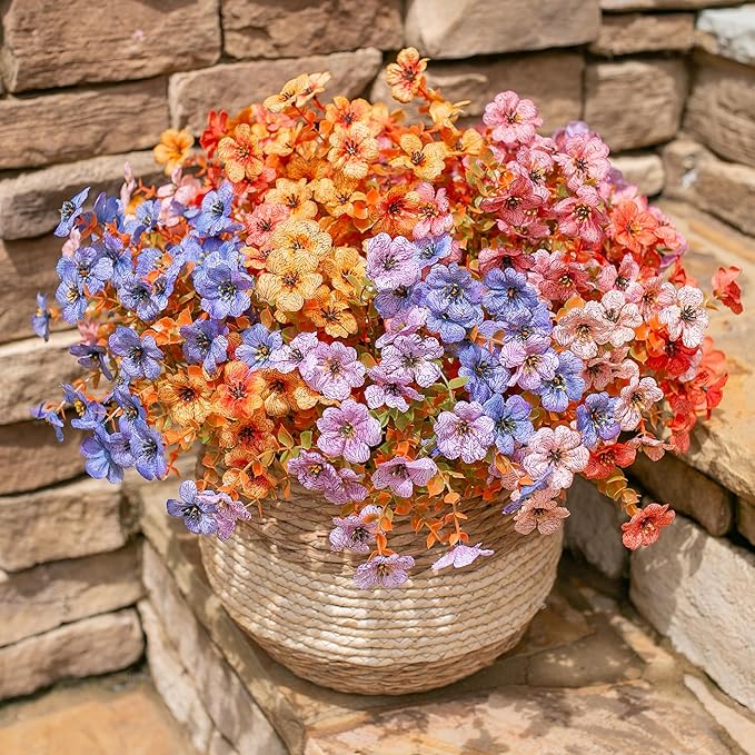 Artificial Fall Flowers Faux Mums - Image 5