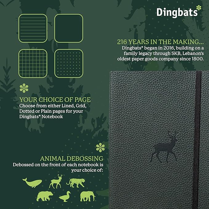 Dingbats* Wildlife Lined Writing Journal Notebook A5 - Image 2