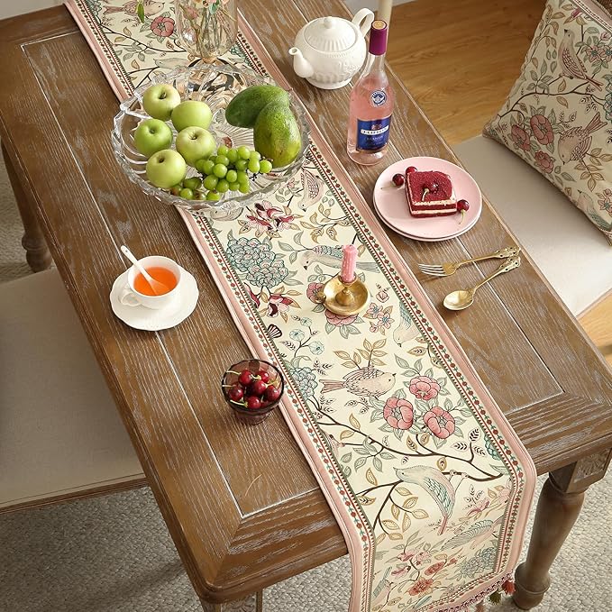 patdrea Velvet French Table Runner Farmhouse - Image 9