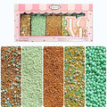Confect Edible Sprinkles Mix Pack of 5 – Cool Summer Breeze Theme – Yellow by CONFECTTHECAKEDECORATINGCO