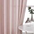 Vision Home Pink Pinch Pleated Semi Sheer Curtains by VisionHome