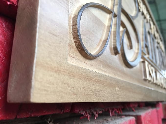 ADVPRO Personalized Custom Made Solid Pine Wood rustic home sign décor - Image 3
