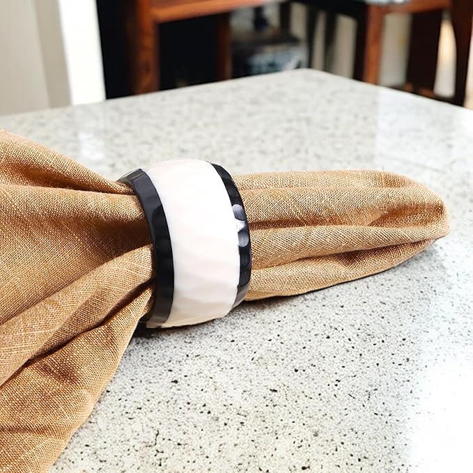 Epoxy Resin Napkin Rings Set of 12 - Image 7