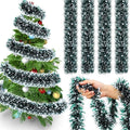72 Feet Christmas Tinsel Garland Shiny Metallic Tinsel Twist Garland Streamers by Yilloog