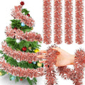 72 Feet Christmas Tinsel Garland Shiny Metallic Tinsel Twist Garland Streamers by Yilloog