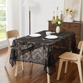 LinenZone Square Black Tablecloth by LinenZone
