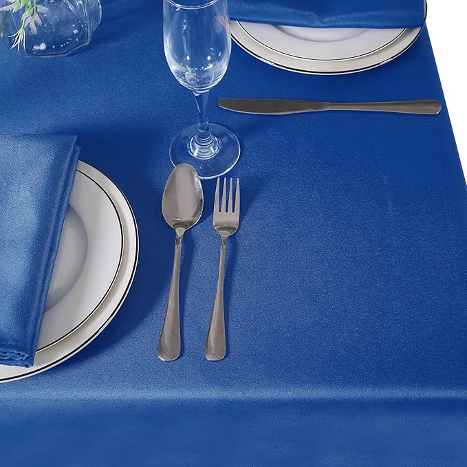 Cupuamon Square Tablecloth 52x52 inch Washable Polyester Fabric Table Cloth - Image 6