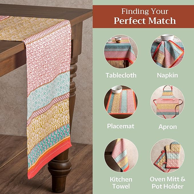 Maison d' Hermine Table Runner 100% Cotton Single Layer Table Runners 72 inches - Image 5
