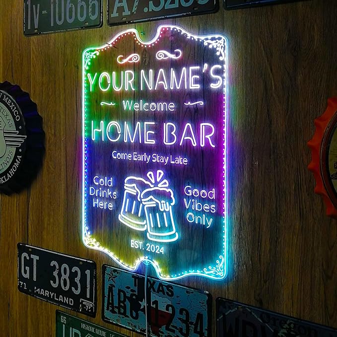 ADVPRO Personalized Your Name Home Bar RGB Dynamic Glam LED Sign - Image 4