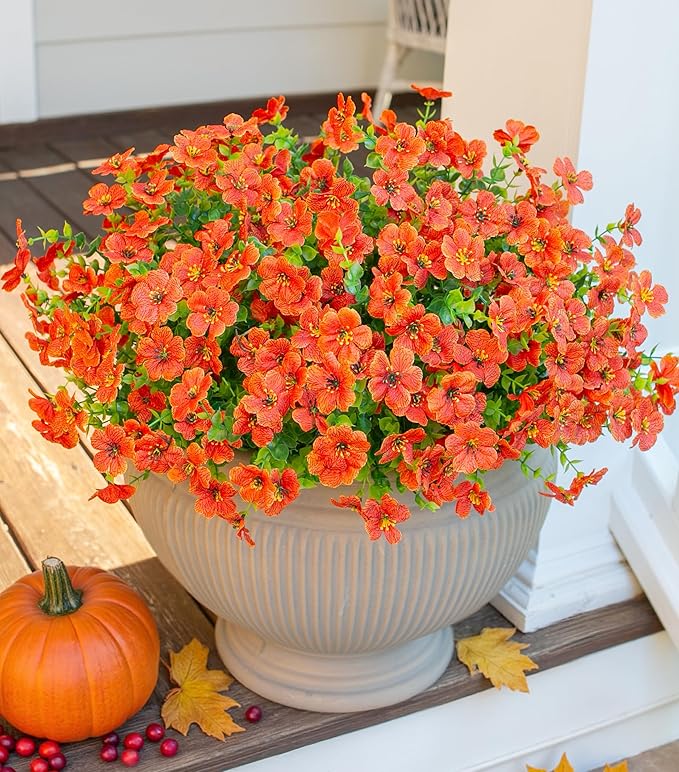 HyeFlora Artificial Flowers for Outdoor Indoor Garden Home Decoration, Faux by HyeFloraartificialflowers