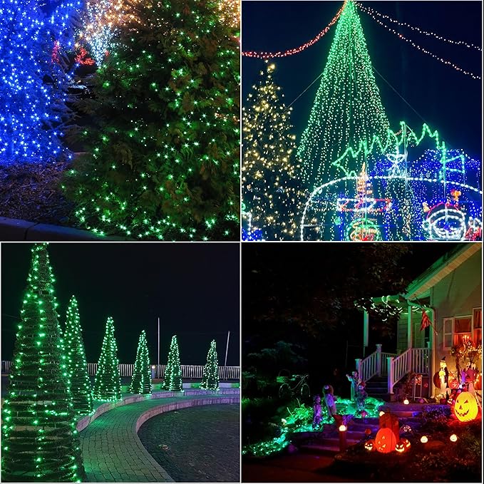 LAMPHOME 33ft Christmas Decorative St. Patrick's Day Mini String Lights - Image 2