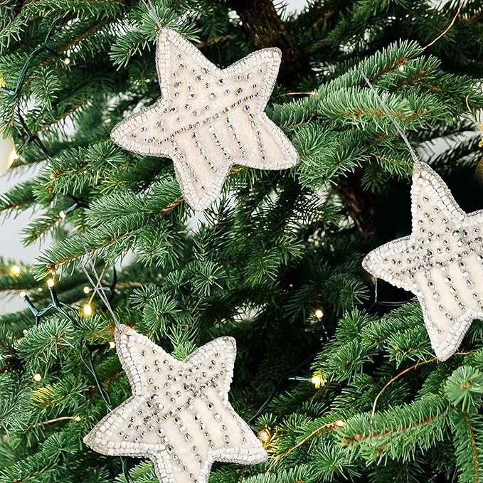 Beaded Star Hanging Ornaments - Image 9