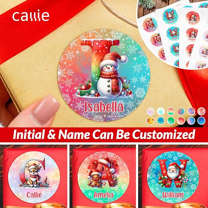 Personalized Christmas Stickers - Image 2