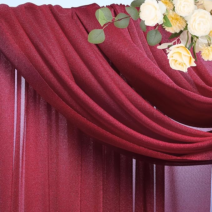 Wokceer Wedding Arch Draping Fabric - Image 4